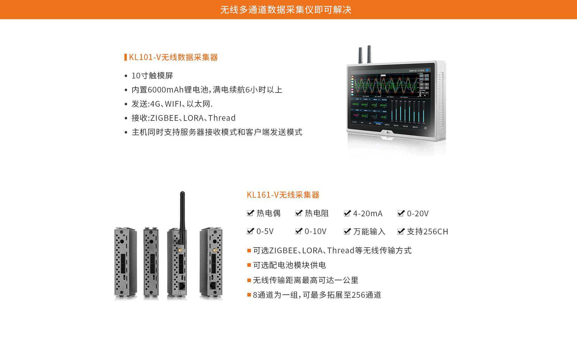 无线数据采集仪